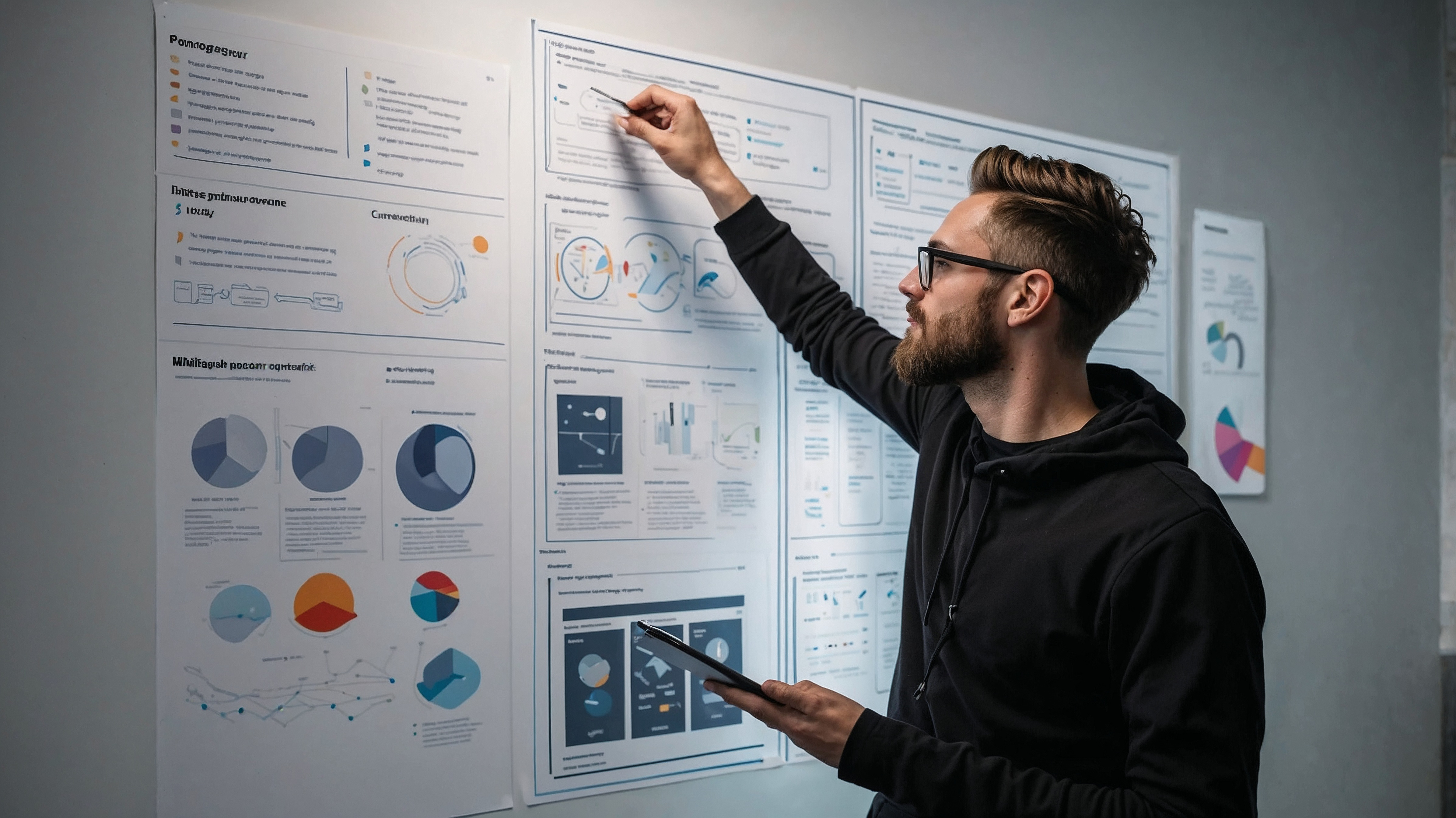 Modern UI/UX Design Process Visualization